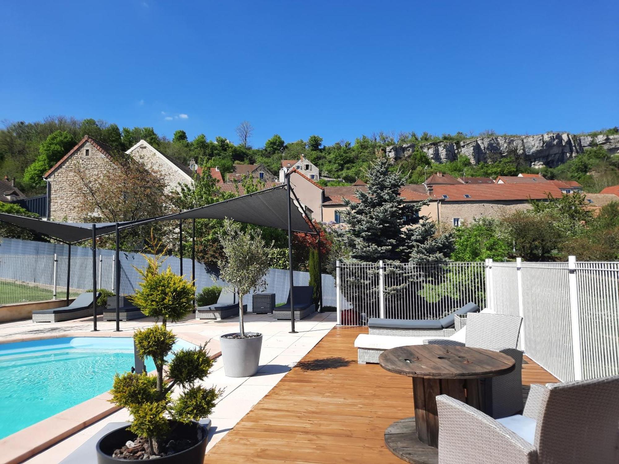 Bed and Breakfast Au Dela Des Vignes Baubigny Esterno foto